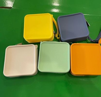 Customized 100% Food Grade Silicone Cosmetic Bag Storage Box for Makeup Accessories