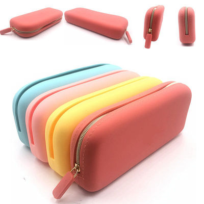 Customized Logo Acceptable Cosmetic Storage Bag 2024 Hot Silicone Makeup Bag for Women