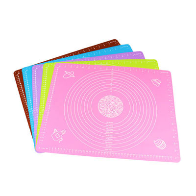 100% Food Grade Silicone Kneading Dough Mat for Baking in Multi-Color Non-Slip Design