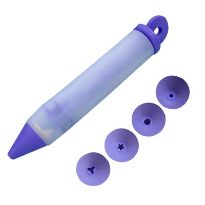 Effortlessly Decorate Cakes and Pastries with This Silicone Cake Pen 14.5*2.3 cm