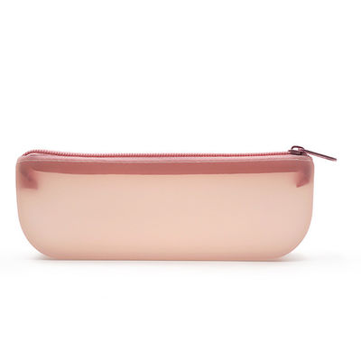 19*7*2.8cm Student Pen Tools Silicone Storage Bag in Colorful Design with Custom Logo