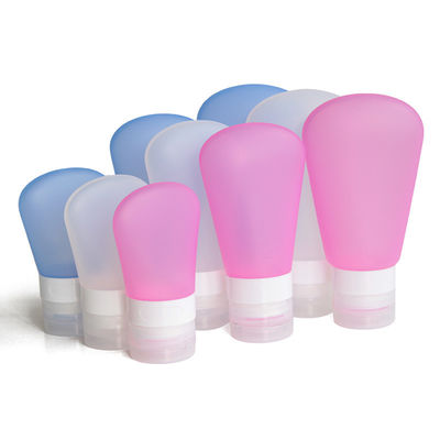 Convenient Silicone Travel Bottle Kit Volume 37ml / or Custom 89ml Sample Free Sample