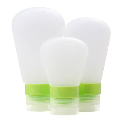 Convenient Silicone Travel Bottle Kit Volume 37ml / or Custom 89ml Sample Free Sample
