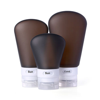 Convenient Silicone Travel Bottle Kit Volume 37ml / or Custom 89ml Sample Free Sample