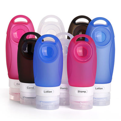 60M Volume Personal Care Industrial Leak Proof Silicone Travel Bottle Set TB02 Kit
