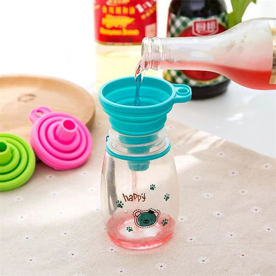 Silicone Folding Funnel The Perfect Addition to Your Kitchen for Utensil Dispensing