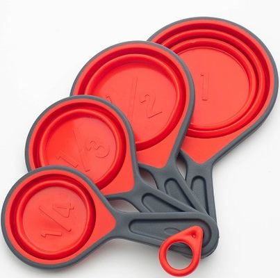 Lightweight Collapsible Measuring Cups And Spoons Set With Scale For Precise Results