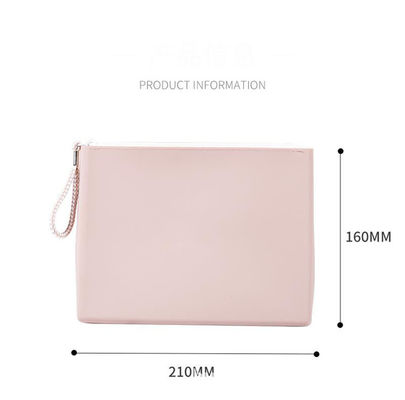 Waterproof Customized Color Silicone Makeup Bag for Cosmetic Customized and Durable