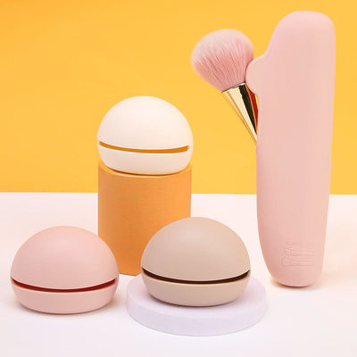 Custom Eco-friendly Soft Silicone Makeup Sponge Blender Holder Box for Cosmetic Travel