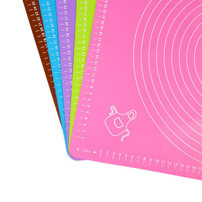 100% Food Grade Silicone Kneading Dough Mat for Baking in Multi-Color Non-Slip Design