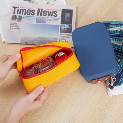 Women's BPA Free Versatile Zipper Pouch Accessories Organizer for Makeup Brushes