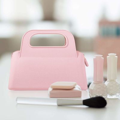 Colorful Customized Silicone Zipper Pouch for Women's Cosmetic and Toiletry Storage