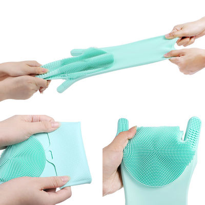 Silicone Dishwashing Gloves for Temperature Range -40 220 C Highly Welcome OEM/ODM