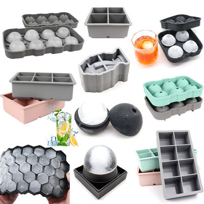 Silicone Ice Cube Tray for Making Whiskey Ice Balls BPA-Free Food Grade Material