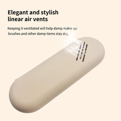 Logo Customized Silicone Travel Cosmetic Organizer for Women and Girls