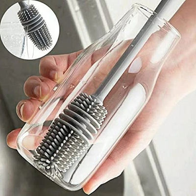 55g Silicone Bottle Brush Cleaning Brush for Hand Washing Water Bottles and Glassware