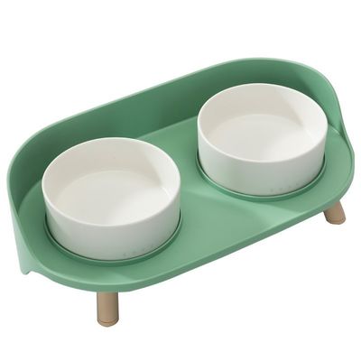 NO Time Setting Elevated Ceramic Pet Bowls for Cats and Dogs Custom Porcelain Feeders