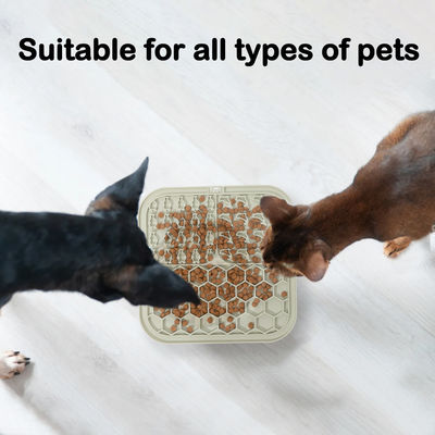 Silicone Pet Lick Pad Slow Feeder Licking Mat for Dogs/Cats Customized Anxiety Relief