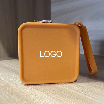 Customized Jewelry Storage Box 100% Food Grade Silicone Makeup Bag for Girls' Bags