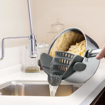 Adjustable Silicone Clamps The Perfect Fit for Utensils Type Colander Filters and POTS