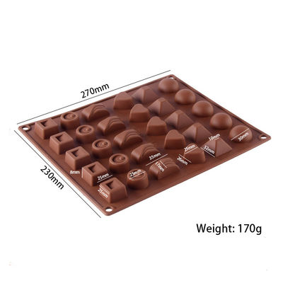 Multi Shapes Silicone Molds Perfect for Making Custom Chocolate and Jelly Bean Molds