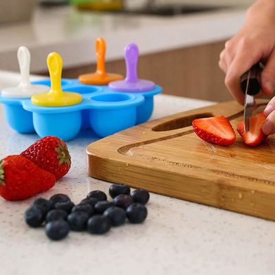 145g Reusable Silicone Ice Pop Maker with Stick Top Selling BPA Free Popsicle Mold