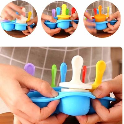 145g Reusable Silicone Ice Pop Maker with Stick Top Selling BPA Free Popsicle Mold