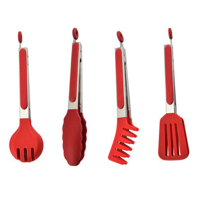 Home Kitchen Restaurant Utensils Food Tong Set for BBQ Salad and Barbecue Steak 3-Piece