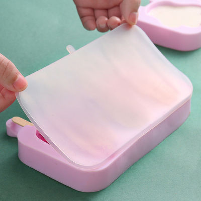 BPA Free Customized Design Silicon Ice Cream Popsicle Mold Making with Stick