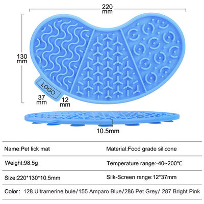 Custom 3 in 1 Puzzle Toy for Pet Anxiety Relief Non-slip BPA Free Food Grade Lick Mat