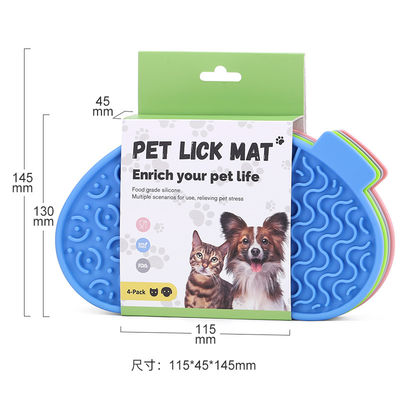 Custom 3 in 1 Puzzle Toy for Pet Anxiety Relief Non-slip BPA Free Food Grade Lick Mat