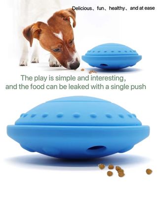 Interactive Food Ball Toy Durable Silicone Chew Ball for Dog Treat Puzzle and Training