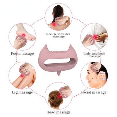Neck Silicone Massage Instrument for Key Meridians Brushing and Face Acupoint Massage
