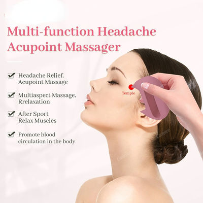 Neck Silicone Massage Instrument for Key Meridians Brushing and Face Acupoint Massage