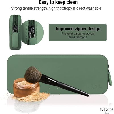 Travel Essentials Organizer Flexible Design Silicone Makeup Bag for Women Waterproof