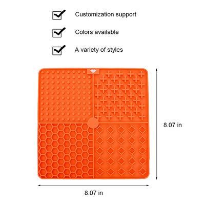 Slow Feeder Licking Pad Silicone Dog Lick Mat for Pets Stocked Not Applicable Voltage