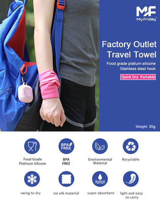 35g Square Silicone Quick-Drying Towel for Eco-Friendly Environmental Protection