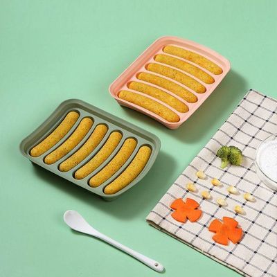 17.5*14cm Silicone Sausage Mold for Baby Complementary Food Food Grade Hot Dog Mold