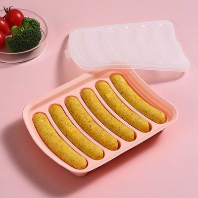 17.5*14cm Silicone Sausage Mold for Baby Complementary Food Food Grade Hot Dog Mold