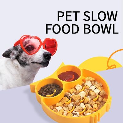 Cat Lick Mat Suction Cup Pet Slow Feeding Bowl for Anti-Choking and Fixed Position