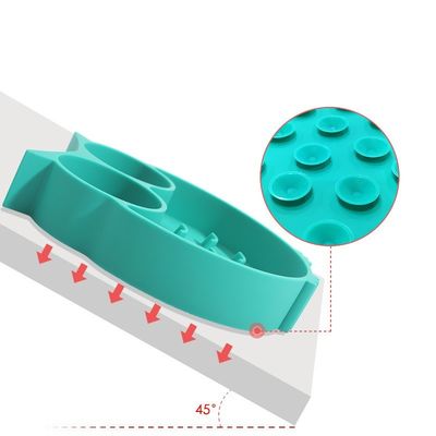 Cat Lick Mat Suction Cup Pet Slow Feeding Bowl for Anti-Choking and Fixed Position
