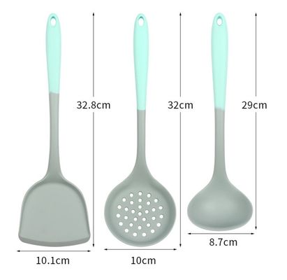 Food Grade Silicone Kitchen Utensils Set for Non-stick Cooking Tools 670g Home Kitchen