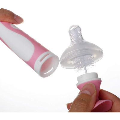 Silicone Bottle Cleaning Brush With Nipple Cleaner For Baby Bottles 10.4*2.2 in /26.5*5.8