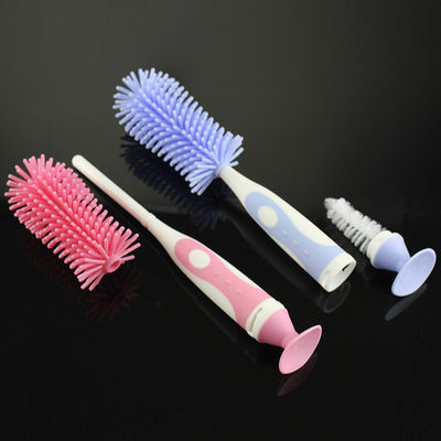 Silicone Bottle Cleaning Brush With Nipple Cleaner For Baby Bottles 10.4*2.2 in /26.5*5.8