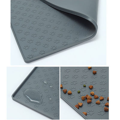 Silicone Dog Cat Bowl Mat Non-Stick Food Pad with Multiple Color and Custom Printing
