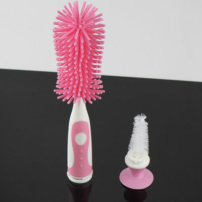 Silicone Bottle Cleaning Brush With Nipple Cleaner For Baby Bottles 10.4*2.2 in /26.5*5.8
