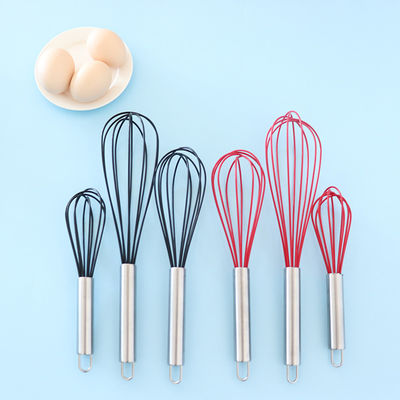 Multifunctional Silicone Egg Whisk Stirring Tools for Home Kitchen 8/10/12 inch Beater