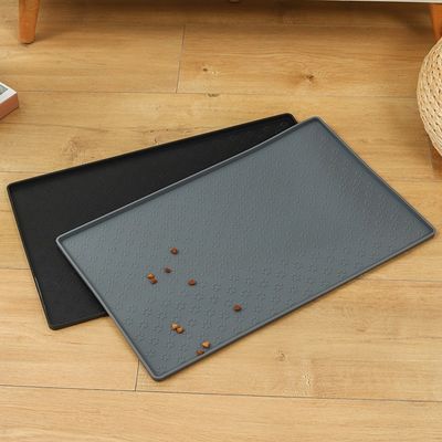 Waterproof Non-Stick Pet Bowl Mat with Custom Printing Compression Molding Technology