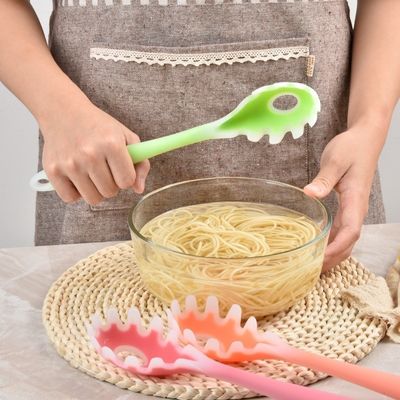 Non-stick Portable Silicone Pasta Spoon for Cooking Eco-friendly Kitchen Utensil
