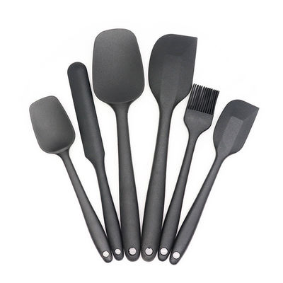 Silicone Nylon Baking Spoon and Spatula Set for High Temperature Baking in Kitchen